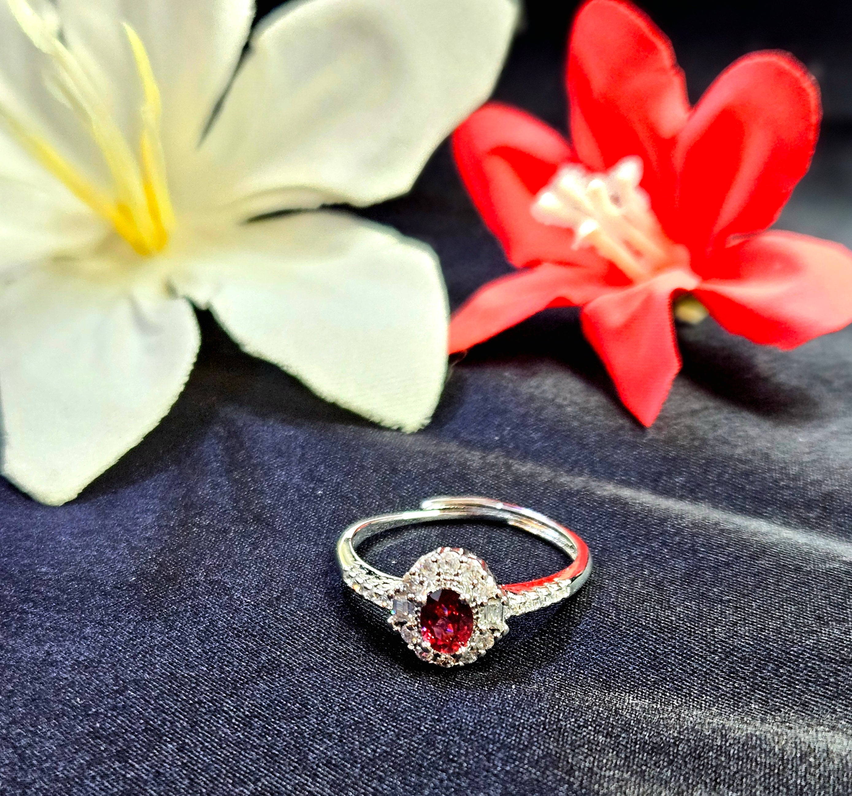Rubellite Ring