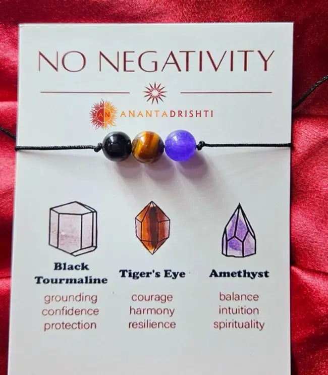 No negativity Crystal Bracelet