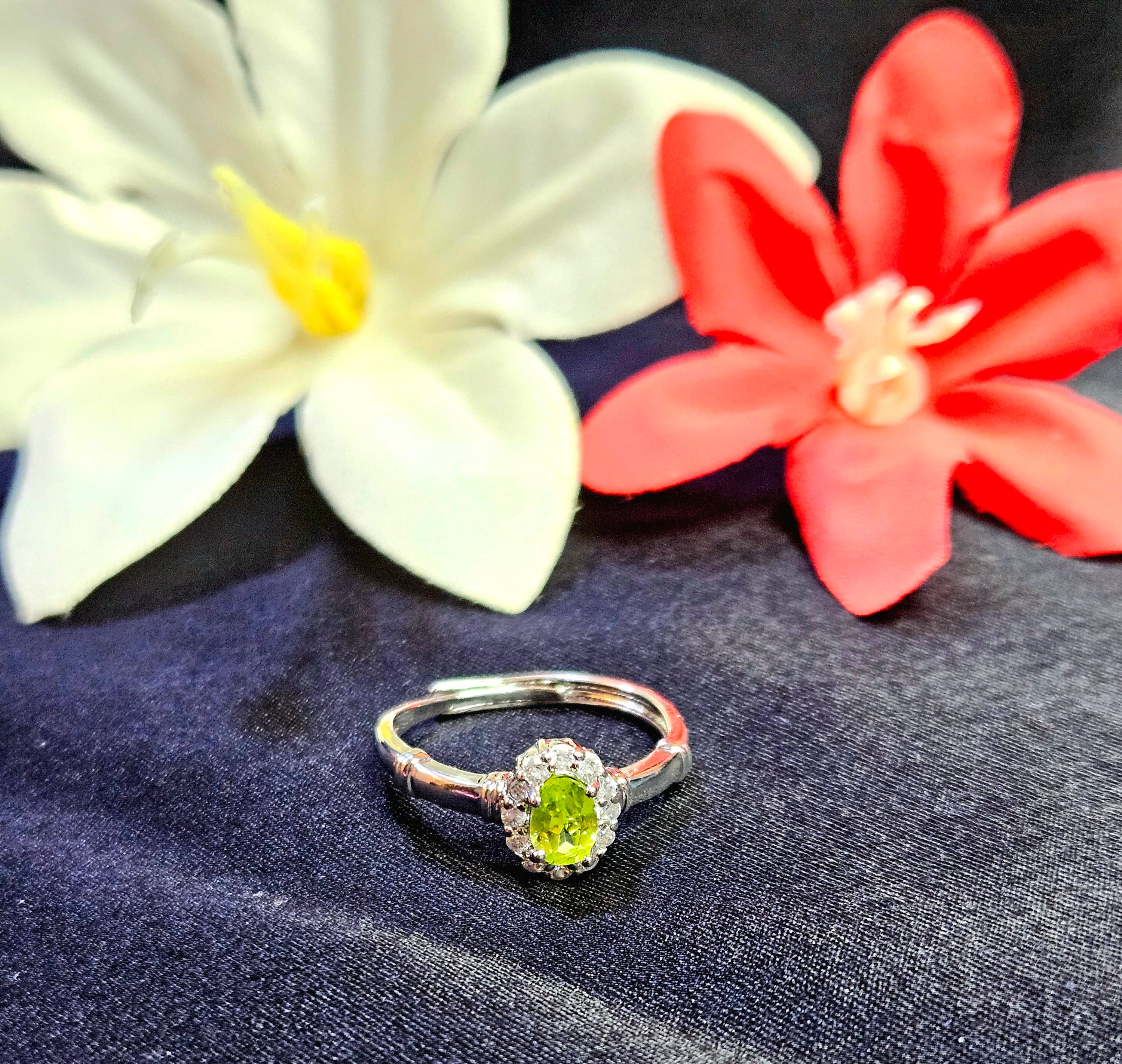 Peridot Gem Ring
